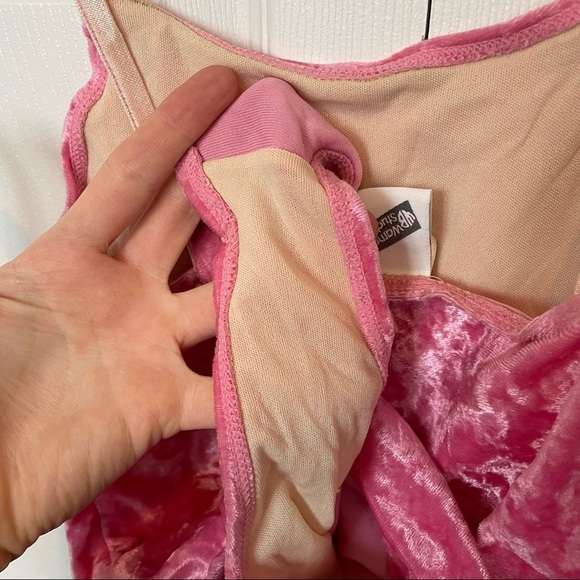 Vintage Tweety bird crushed velvet leotard sz 7/8 - Picture 9 of 11